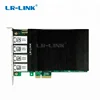 PCIe x4 Quad Port Copper 4*RJ45 10/100/1000Mbps Industry PoE Card Used In Machine Vision Camera
