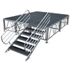 Portable Aluminum mobile stage wooden platform for event