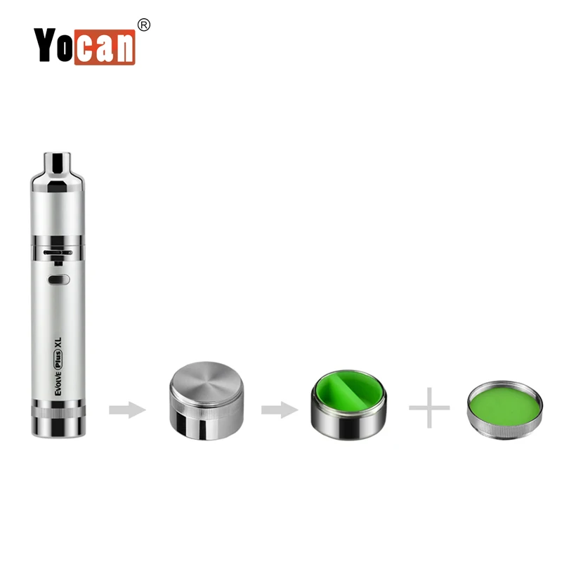 
2018 newest Yocan evolve XL 1400mah with 4 quartz coil Wax Vaporizer Evolve plus XL 