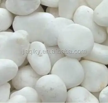 Snow White Round Pebble Stone Landscaping And Garden Stone Buy