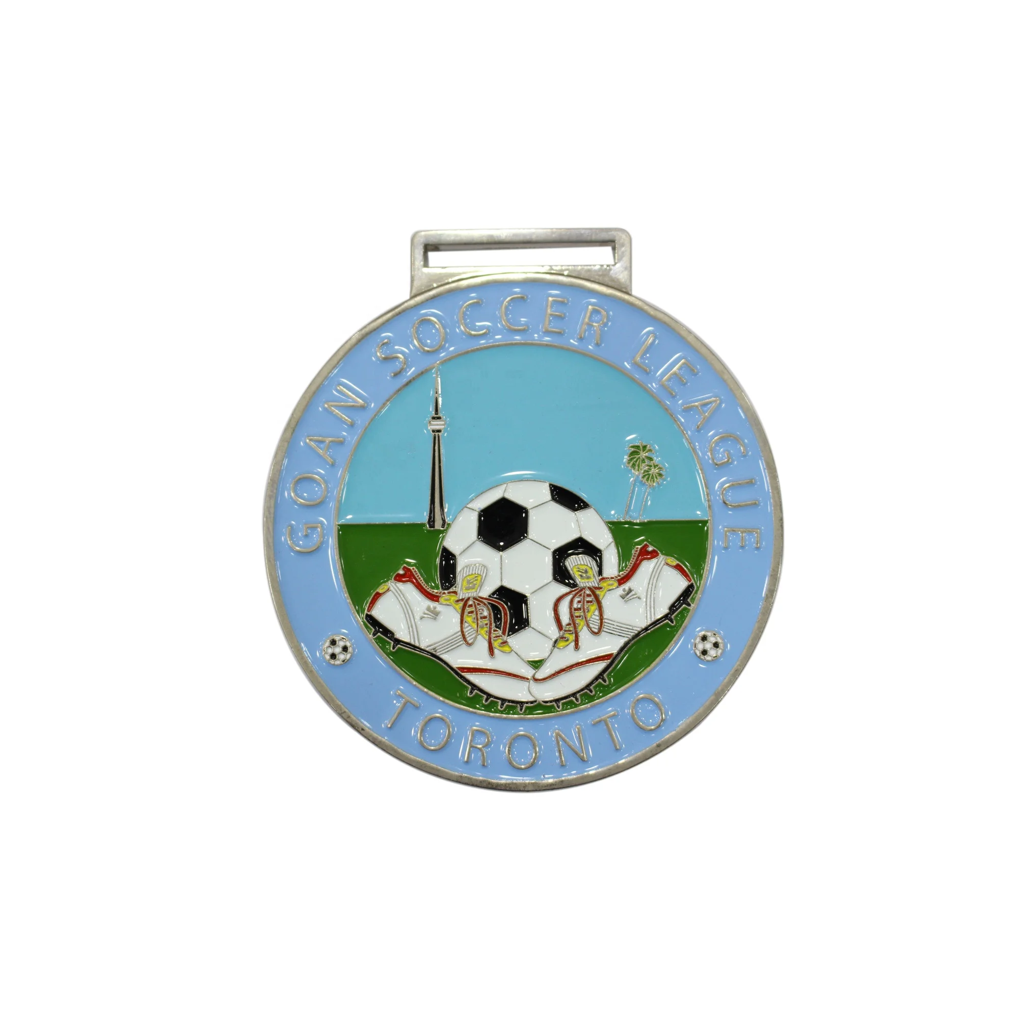 
custom made soccer league medal football champion medal 