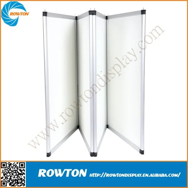 
Portable backdrop aluminum frame PVC board modular exhibition folding screen 