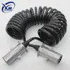 Factory Price Trailer Wiring Truck trailer electrical cable suzi cable ABS EBS trailer suzi coil with 7 core electrical cable