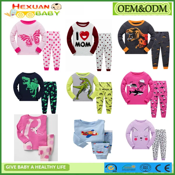
2-7Y , Wholesale Lovely Unisex Girls Pajamas Sets Cheap Pajamas Kids Autumn Winter Children Long Sleeve Sleepwear Sets 184 