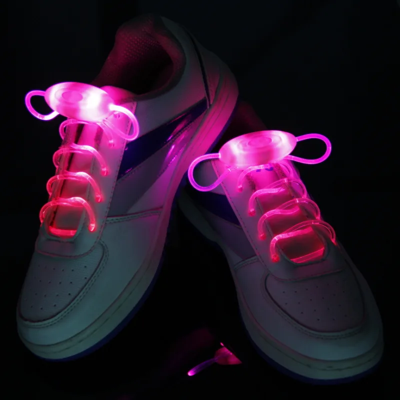 

Hot Sale Cheap TPU Flashing Light Up Glow In The Dark Led Sport Shoelace, Pink,red,orange,yellow,blue,green,white collar&led