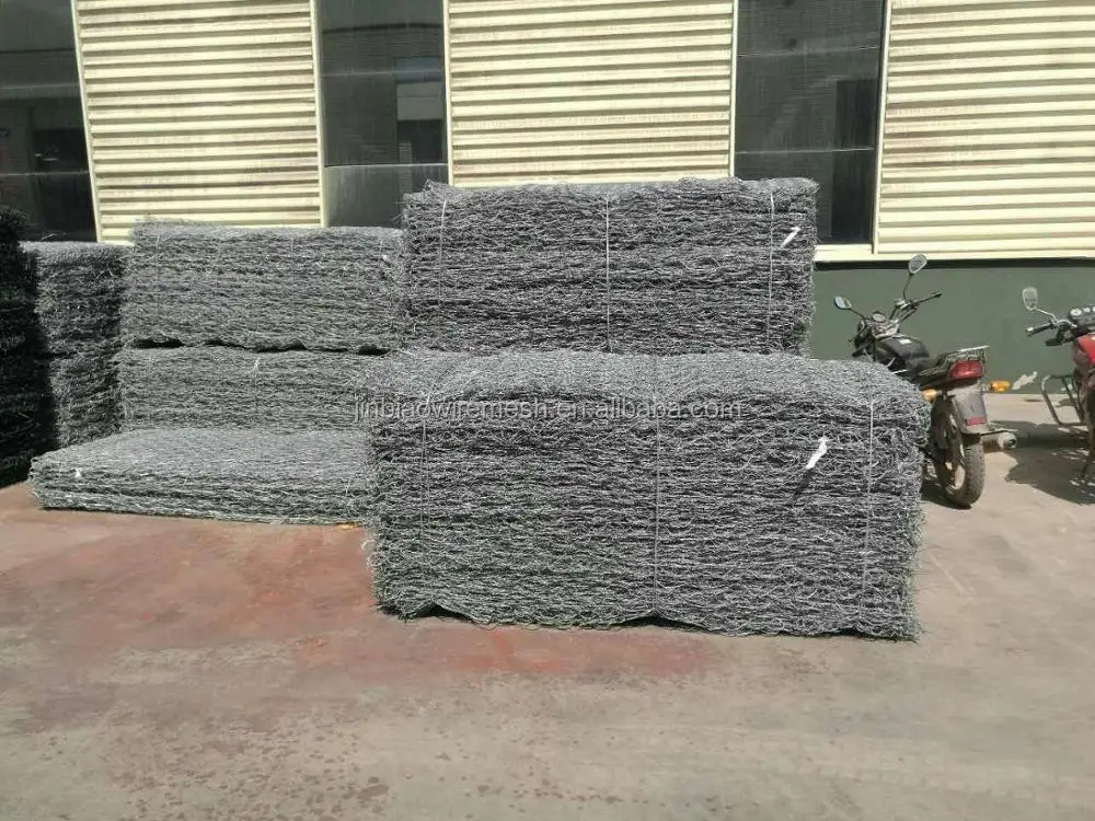 Riverbed Protection Galvanized Gabion Wire Mesh Welded Gabion Box In