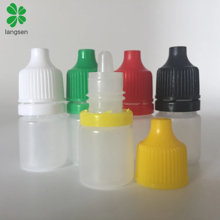 Plastic PE 3ml eye drop bottle
