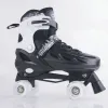PAPAISON Adjustable plastic frame Inline quad 2 in 1 Skate for kids roller skate shoes wholesale