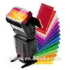 Hot selling wholesale Color Gel Filter 12 Sets of different Colors for Studio Lighting Flash Cameras