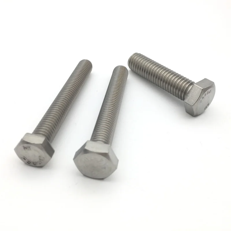 
Din933 full thread 18-8 A2-70 Stainless Steel Hex Bolt 
