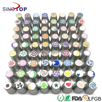 Russian Piping Tips 70 Pcs Icing Tips Cake Decoration Tips Set