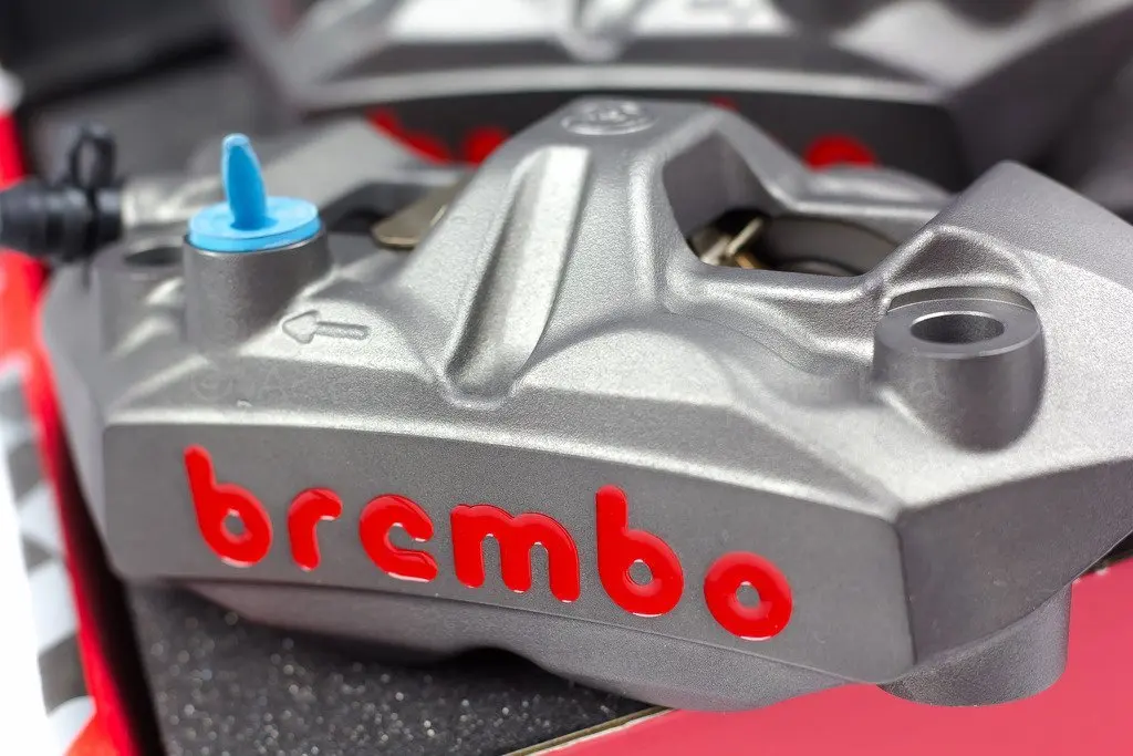 NEW D52 BRAKE CALIPER & PAD SET W/PINS,FRONT,1.28,BIG GM CAST IRON