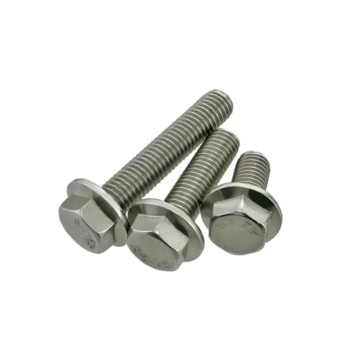 高品质六角法兰螺栓碳钢用于机器螺丝 - buy 机器螺丝 din 6921,六角