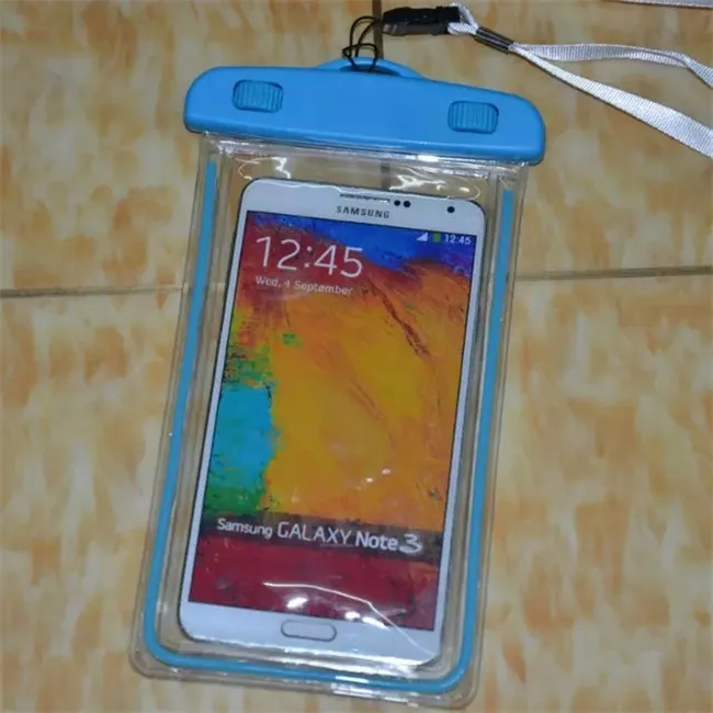 Universal Diving Swim Night Luminous Underwater Waterproof Mobile Cell Phone Case Bag Pouch