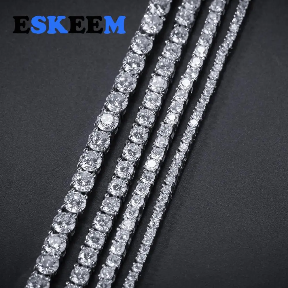 

Eskeem New Original Design HipHop 2mm Zircon Tennis Chain Bracelet Jewelry Single Line Zircon Tennis Bracelet for Sale, Picture