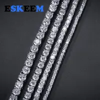 

Eskeem New Original Design HipHop 3/4/5mm Zircon Tennis Chain Bracelet Jewelry Iced Out CZ Tennis Bracelet for Sale