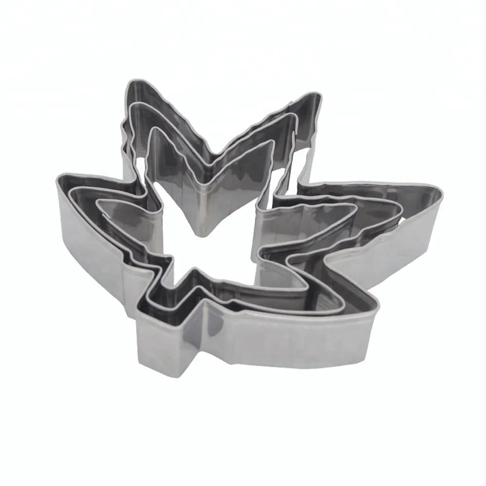 
Premium 3 pcs leaf cookie cutter 