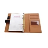 Customised Printed embossed cover notebooks diary with hidden wire-o binding