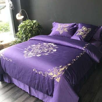 100 Egyptian Cotton Luxury Bed Sheets Embroidered Hotel Bedding Set 100 Egyptian Cotton Luxury Bed Sheets Embroidered Hotel Bedding Set