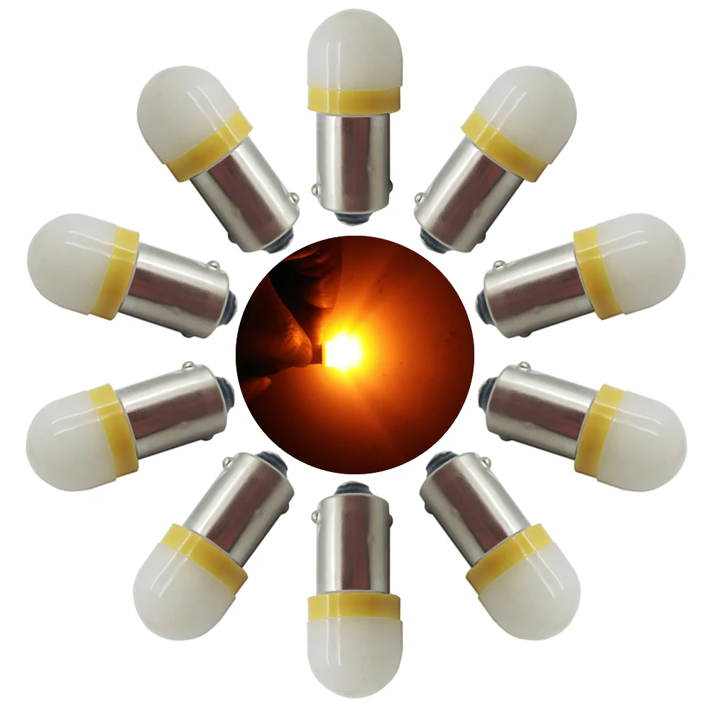 

ADT #44 #47 ba9s 906 Wedge Base 5050SMD frosted lens non ghosting no flickering pinball 6.3V led lighting, White/green/red/blue/yellow/purple/orange/warm white/cool white
