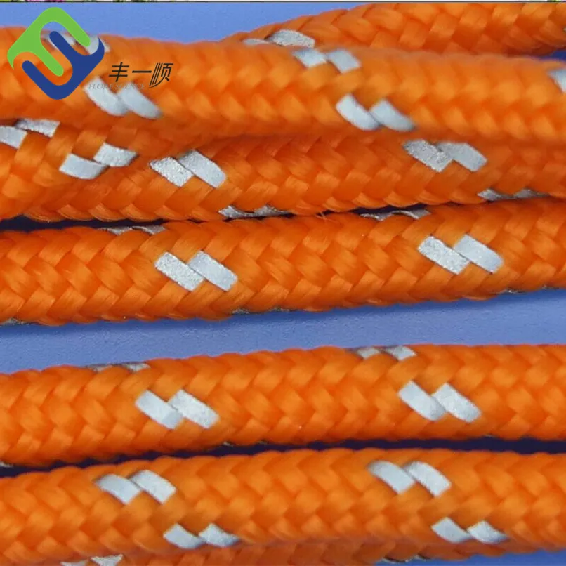 8mm Pp Diamond Braided Reflective Rope With Uv Resistance Rope Buy Pp