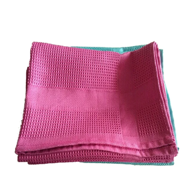 Microfiber Cleaning Cloth Waffle Kitchen Tea Towel