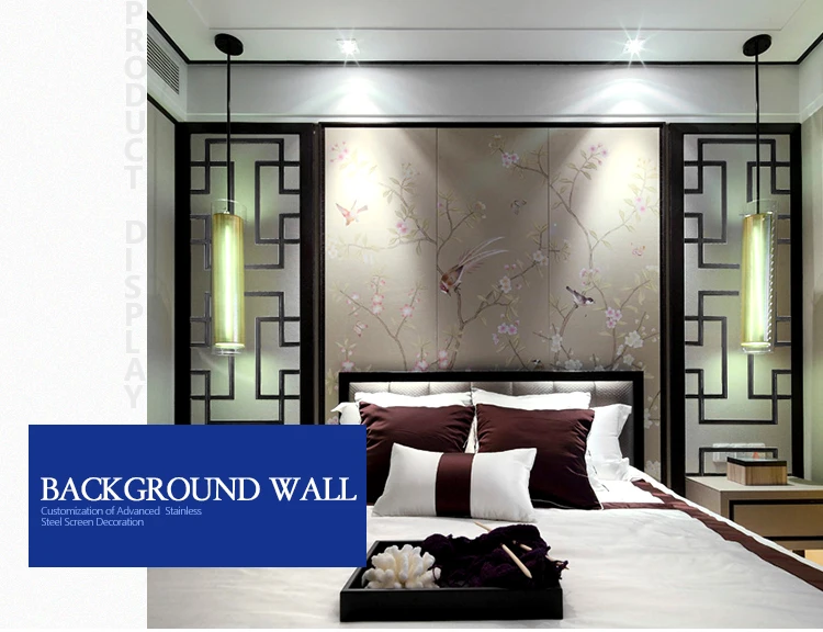 indoor metal wall panels interior stainless steel decorative wallboard panels luxury hotel inn wall decoration panel