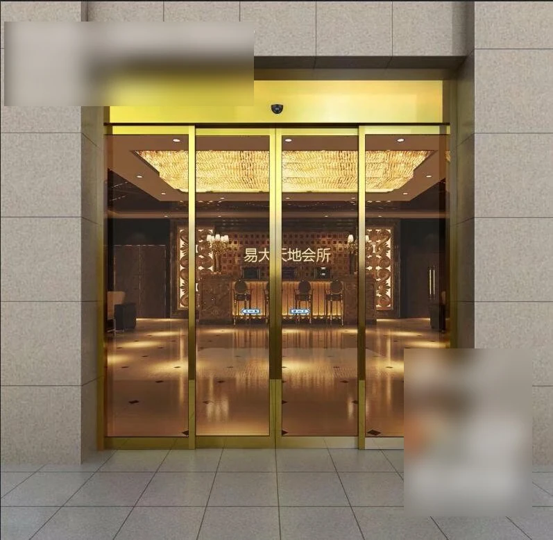 باب معدني للتأمين التلقائي لفتح انزلاق واحد ، باب معدني داخلي السيارات مزدوجة انزلاق أبواب قيصر أتمتة مع قفل