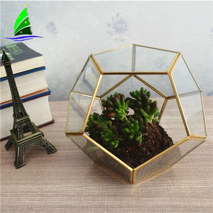 Artdragon home decoration glass house hexagon terrarium for sale