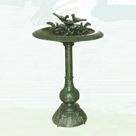 Antique Cast Iron Bird Feeder Bird Bath For Home And Garden