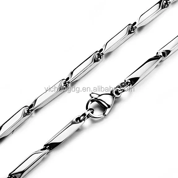 Stainless Steel Mens Chain Necklace for Men 3mm Wide 18-36 Inch.jpg