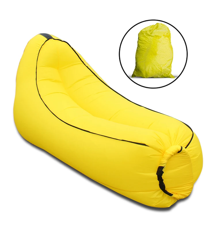 2018 Camping Inflatable Sofa Air Bed Banana Sleeping Bag Buy