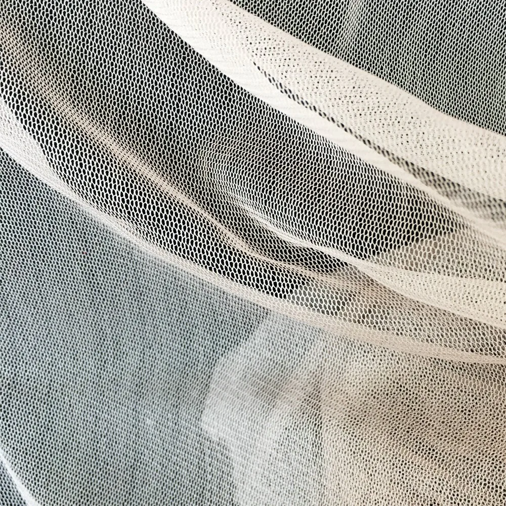 针织软 100% 丝绸薄纱面料为面纱衬衫裙子婚礼