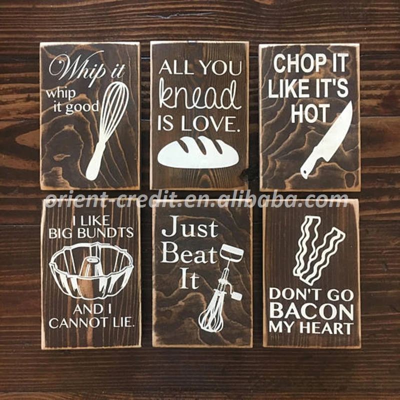 Funny Kitchen Wood Signs Rustic Hand Painted Funny Kitchen Wood Signs Rustic Hand Painted