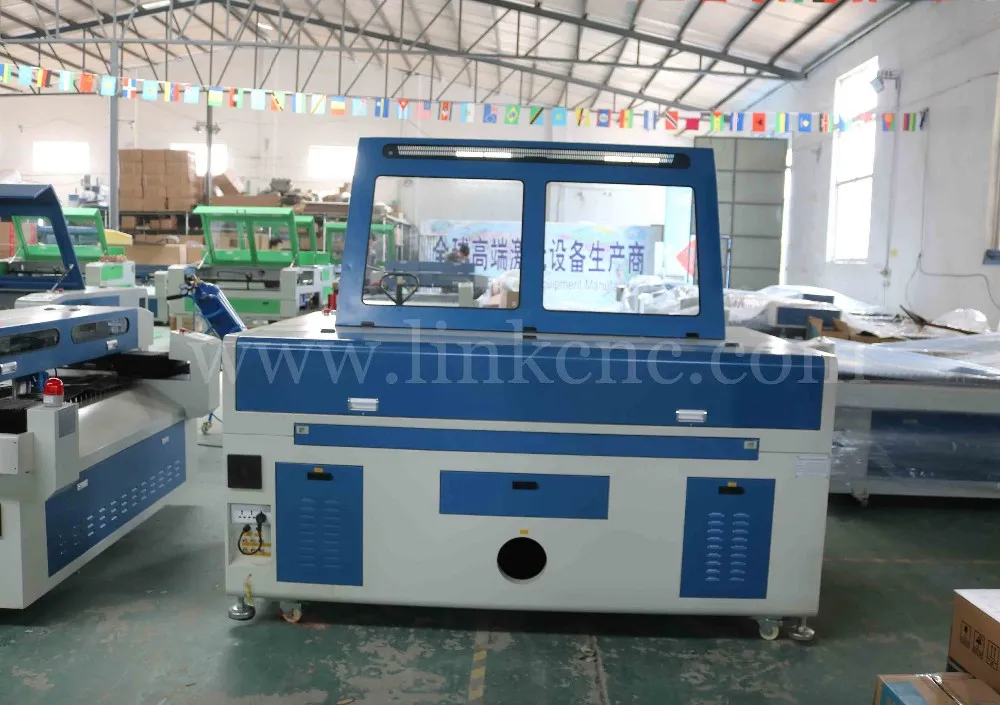 High speed CO2 CNC laser cutting machine for thin metal acrylic wood , laser engraving machine 1390