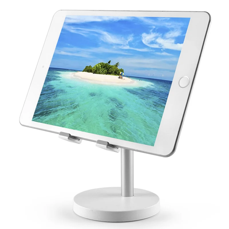 2019 heavy duty desktop universal aluminum swivel tablet support stand for ipad air pro mini 2 3 4 apple samsung s3