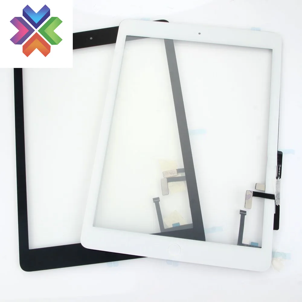 Factory Cheap Price For iPad Air 1 A1474 Touch Screen Digitizer Glass Replacement & IC Chip+Home Button White