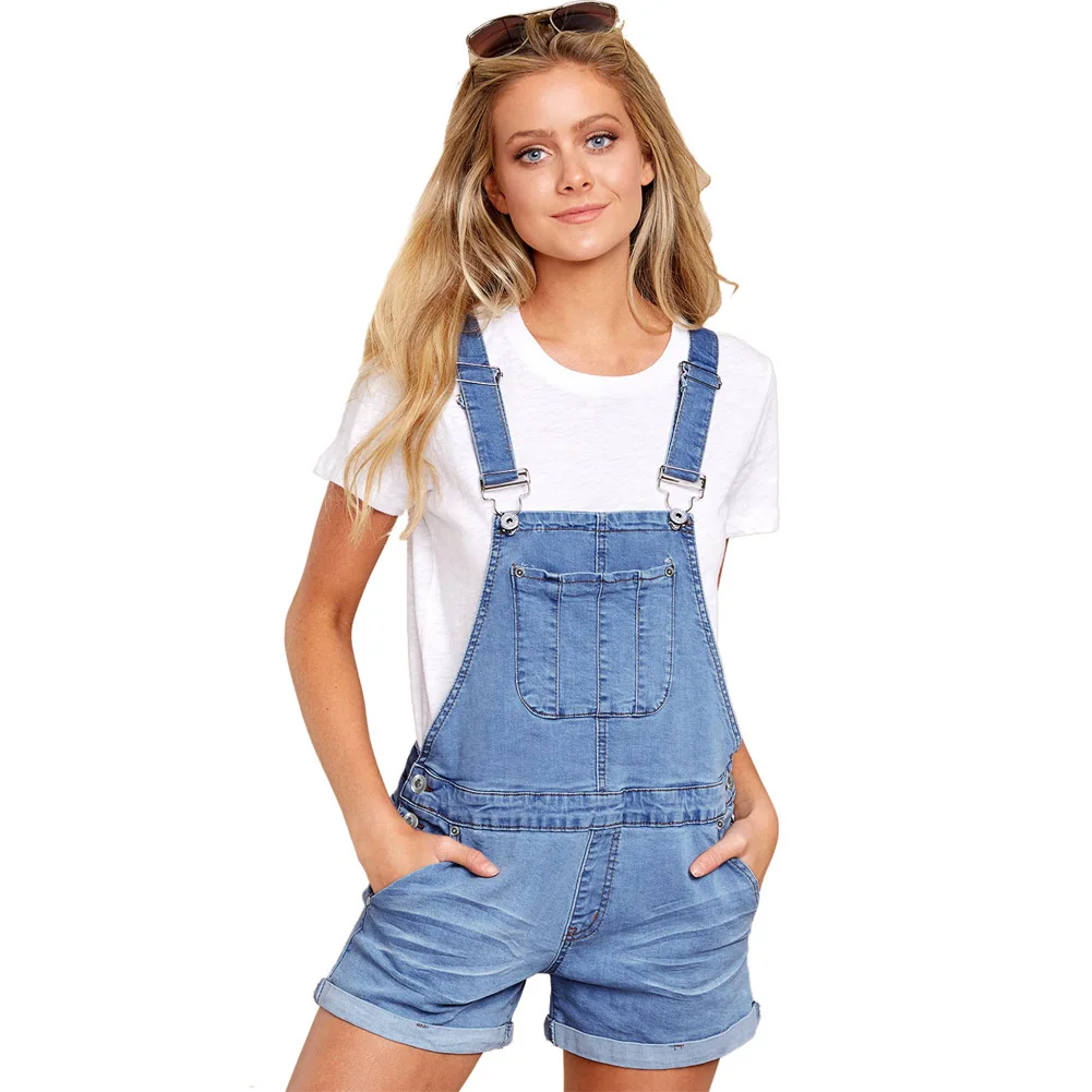 short jeans overall