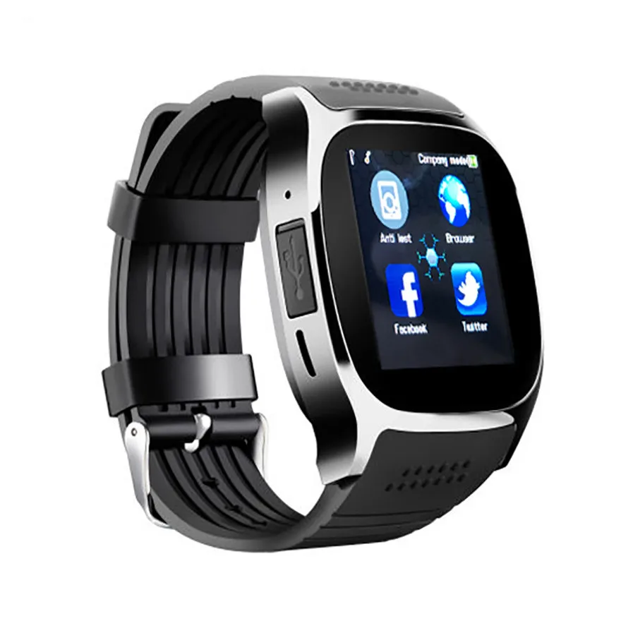 T8 new smart watch 1.56inch Bluetooth card to call the phone step sleep lcd touch screen ios & android smart watch