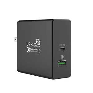 Plug Fireproof Wall Charger QC3.0 PD USB C