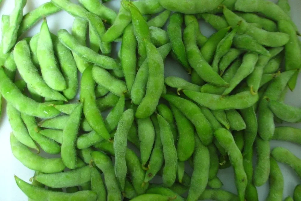 
supply BRC certified new crop IQF frozen edamame beans / soy bean kernels good quality hot sale 