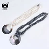 China Factory High Quality Natural Perl Shell Pendent Necklace