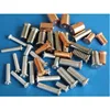 Copper coated insert welding stud for CD,threaded insert welding stud for screw