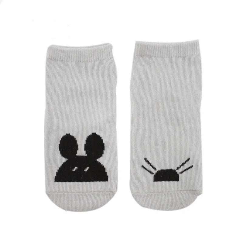 1pairs High Quality Kids Cute Pattern Floor Socks Children Ankle Socks Multicolor Cotton Glue Dot Slip
