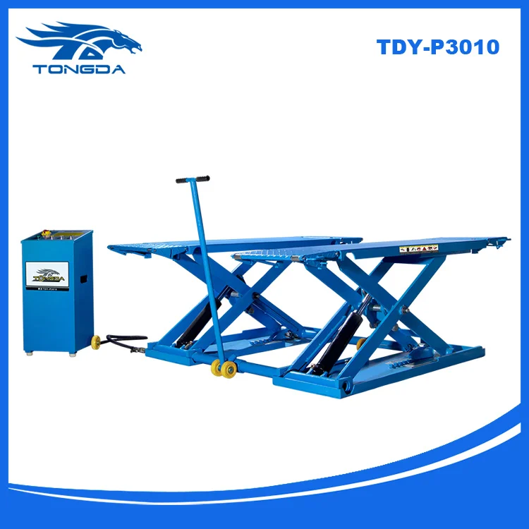 2017 Launch Twin Scissor Car Lift Tongda Sound Quality Best Price Car Scissor Lift Tdy P3010