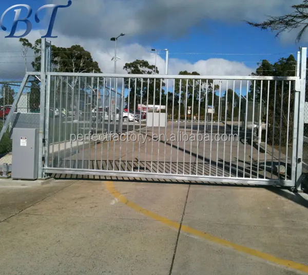 
Galvanized metal Automatic Sliding Gates For Driveways 