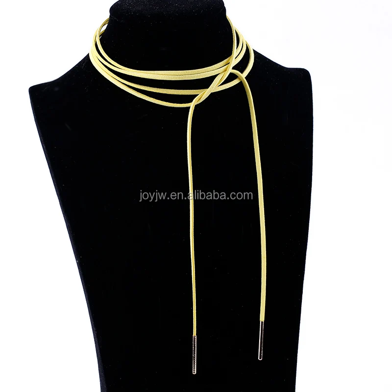 2.5mm Velvet Cord ,Deep Yellow 152cm Cord Wholesale ,Cord Jewelry Supply