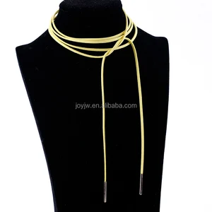 2.5mm Velvet Cord ,Deep Yellow 152cm Cord Wholesale ,Cord Jewelry Supply