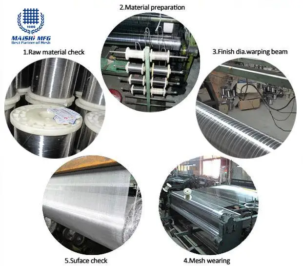 Stainless Steel Wire Screen Mesh for Precision Printing