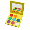 Hot Selling Private Label Free Combination 9 Color Eyeshadow Palette Easy Coloring Makeup